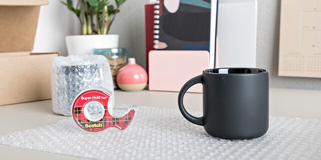 Secure Bubble Wrap with Scotch® Super-Hold Tape
