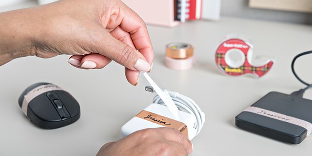 Personalize Your Gear with Scotch® Super-Hold Tape
